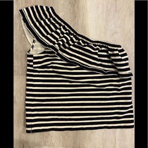 J. Crew one shoulder top
